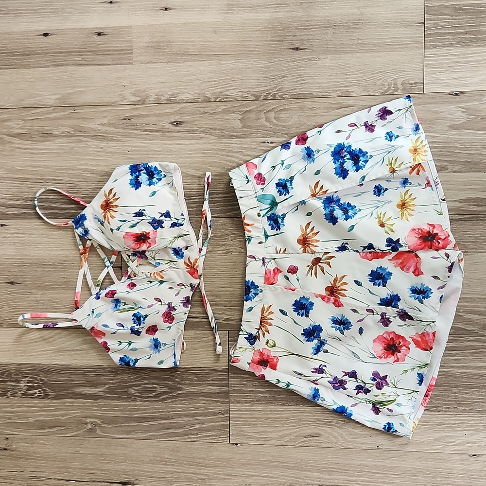 Fashion Nova Skort & crop top set